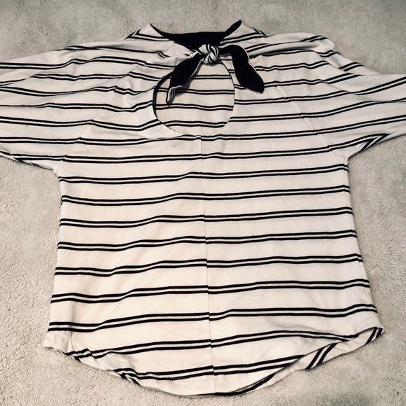 Free People Long-Sleeve Tie Top - Picture 3 of 4